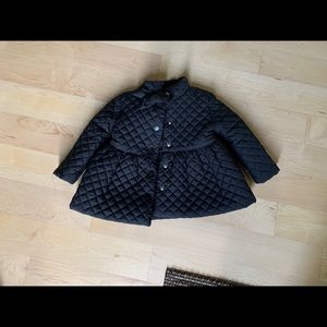 Janie and jack pea coat with a bow